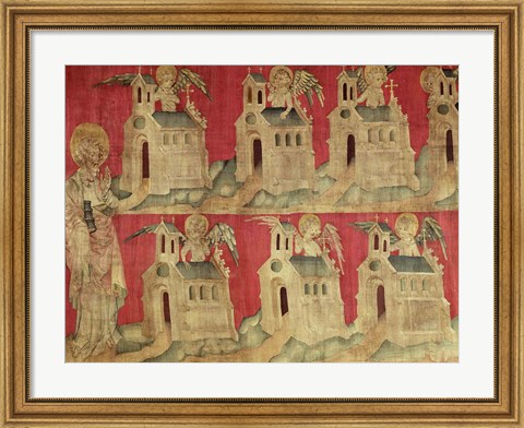 Framed St. John and the Seven Churches of Asia Print