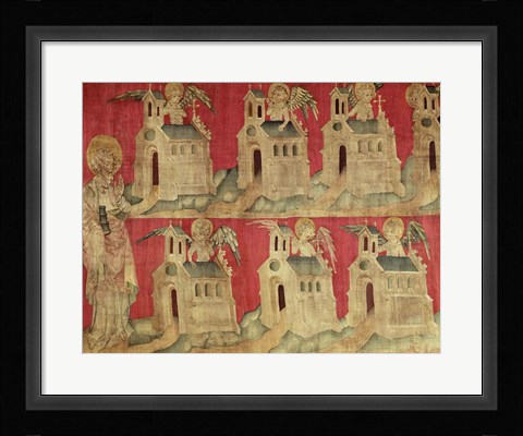Framed St. John and the Seven Churches of Asia Print