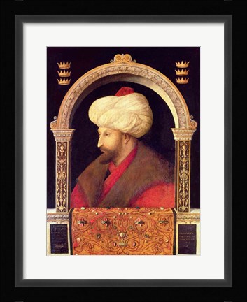 Framed Sultan Mehmet II Print