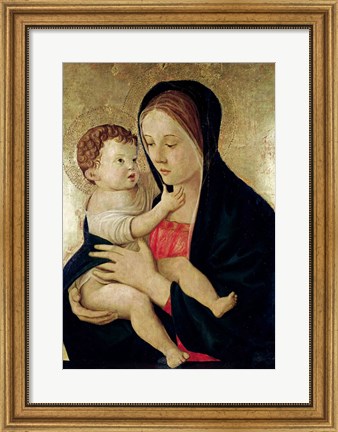 Framed Madonna and Child Print