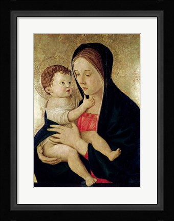 Framed Madonna and Child Print