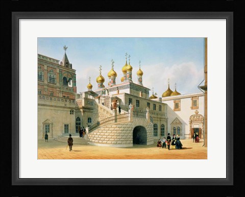 Framed View of the Boyar Palace in the Moscow Kremlin Print