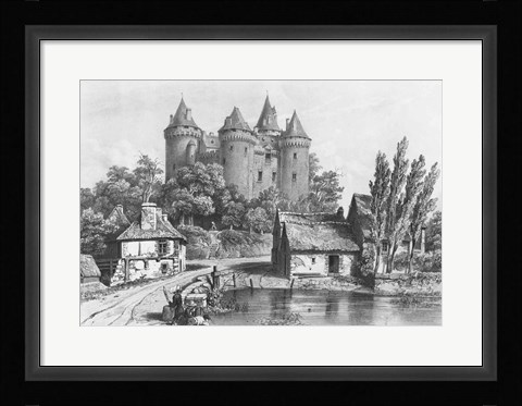 Framed Castle of Combourg Print