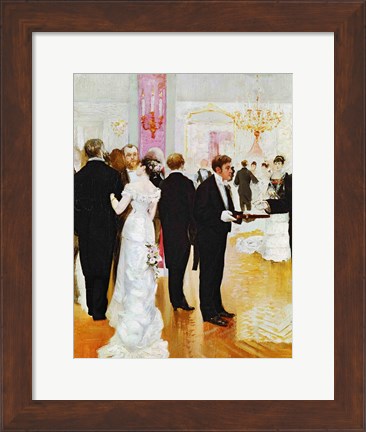 Framed Wedding Reception Print