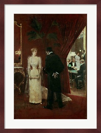 Framed Private Conversation, 1904 Print
