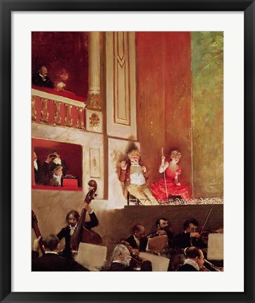 Framed Revue at the Theatre des Varietes Print