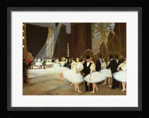 Framed In the Wings at the Opera House, 1889 Print