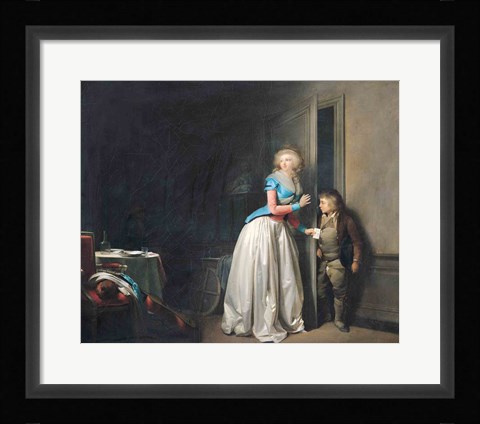 Framed Visit Received, 1789 Print