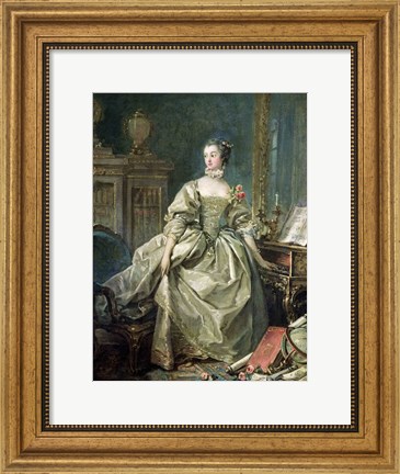 Framed Madame de Pompadour Print