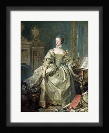 Framed Madame de Pompadour Print