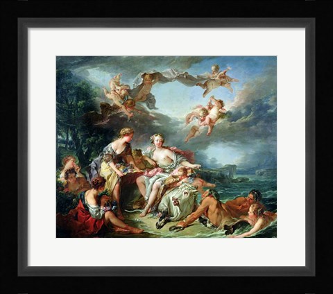Framed Rape of Europa, 1747 Print