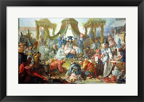 Framed Chinese Marriage Print