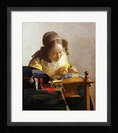 Framed Lacemaker Print