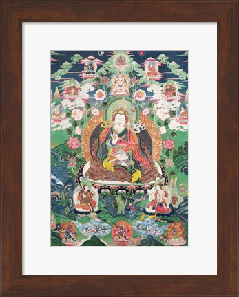 Framed Tanka of Padmasambhava Print