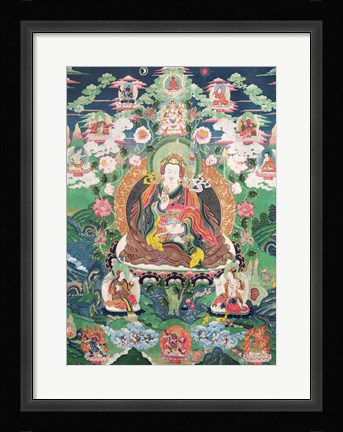Framed Tanka of Padmasambhava Print