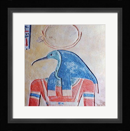 Framed God Thoth Print