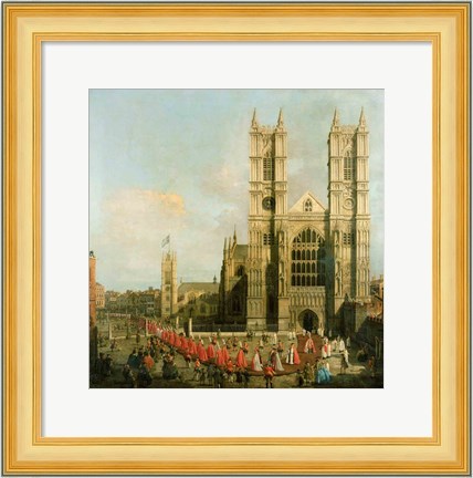 Framed Procession of the Knights of the Bath Print
