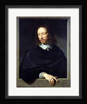 Framed Portrait of a Gentleman, known as Arnaud d'Andilly Print