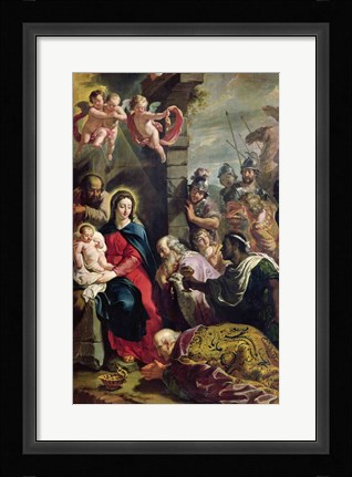 Framed Adoration of the Magi Print