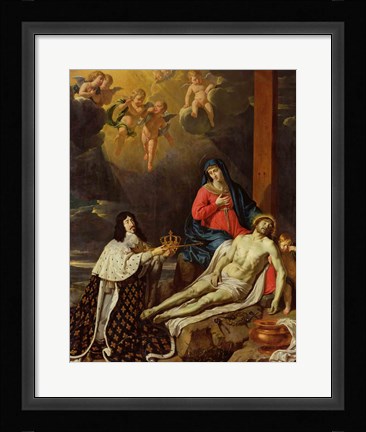 Framed Vow of Louis XIII King of France and Navarre, 1638 Print