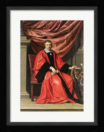 Framed Omer Talon, 1649 Print
