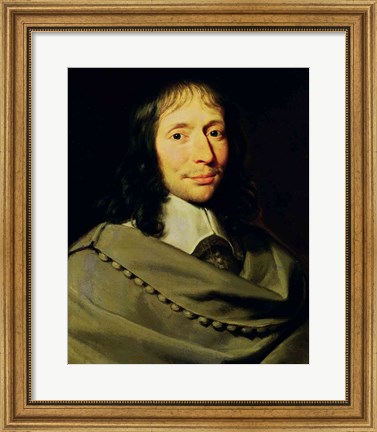 Framed Blaise Pascal Print