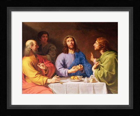 Framed Supper at Emmaus Print