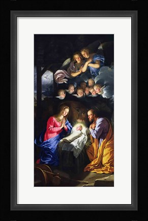 Framed Nativity Print