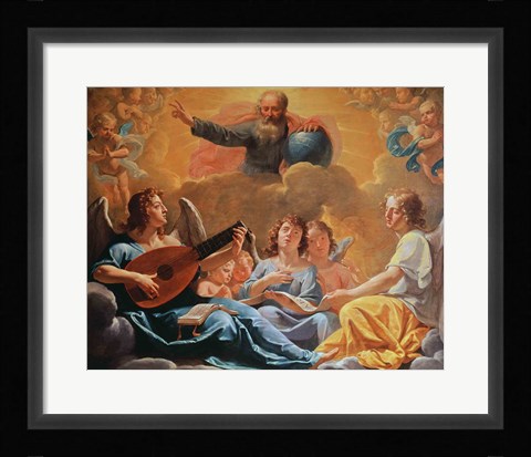 Framed Concert of Angels Print