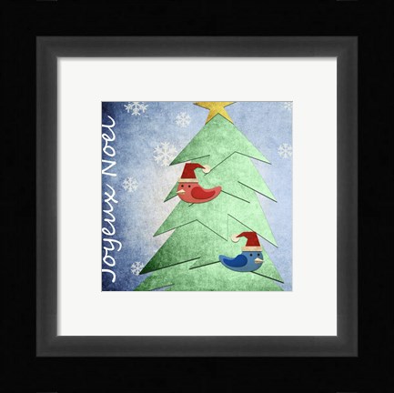 Framed Joyeux Noel Print