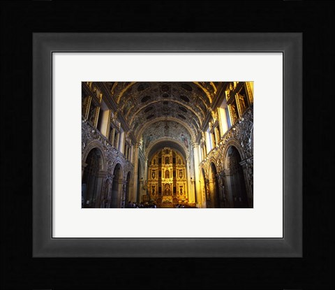 Framed Church Interior Print