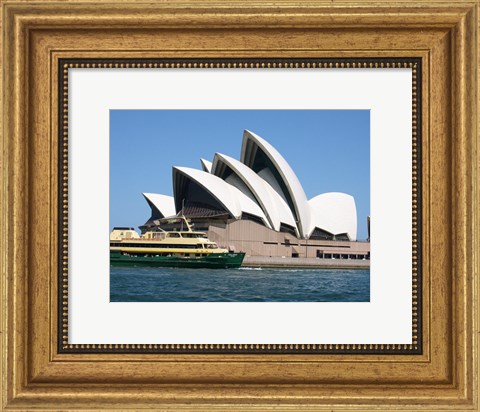 Framed Sydney Opera House with Sydney Ferry Collaroy Print