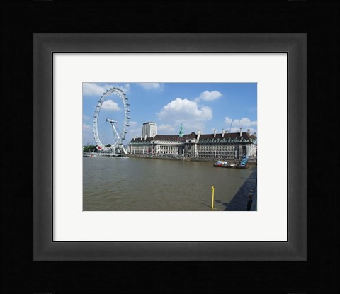 Framed London Eye and the Aquarium Print