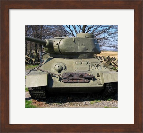 Framed World War Two Tank Print