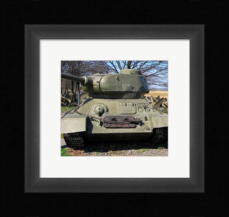 Framed World War Two Tank Print