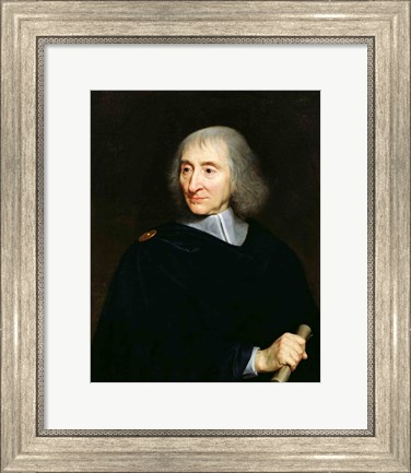 Framed Portrait of Arnauld d&#39;Andilly Print