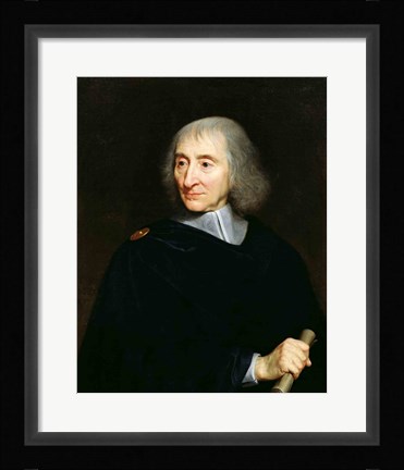 Framed Portrait of Arnauld d'Andilly Print