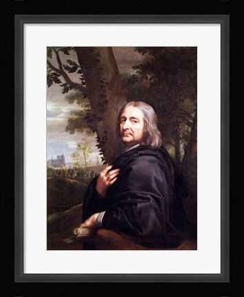 Framed Portrait of Philippe de Champaigne, 1668 Print