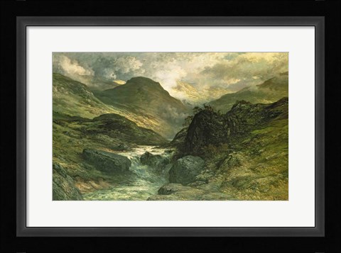 Framed Canyon, 1878 Print