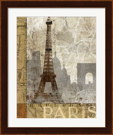 Framed April In Paris Print