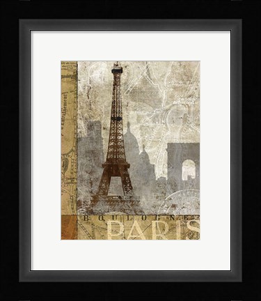 Framed April In Paris Print
