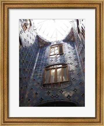 Framed Barcelona Batllo House Interior Print