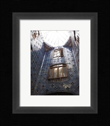 Framed Barcelona Batllo House Interior Print