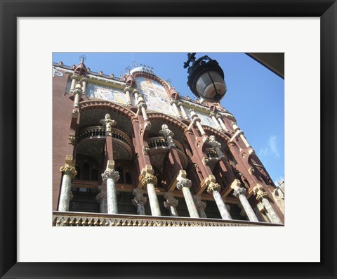 Framed Barcelona Palau de la Musica Catalana Print