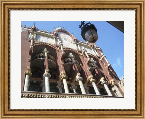 Framed Barcelona Palau de la Musica Catalana Print