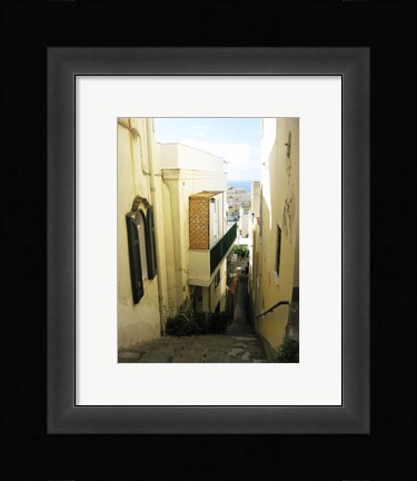 Framed Capri Alley Print