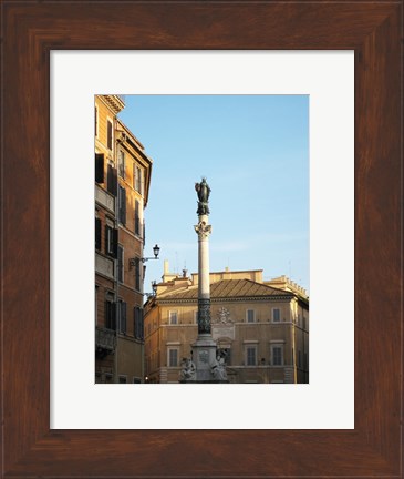 Framed Rome Column of the Imaculate Conception Print