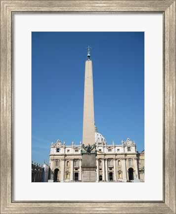 Framed Vatican Obelisk Print