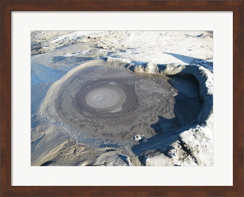 Framed Volcano Crater at Buzau Print