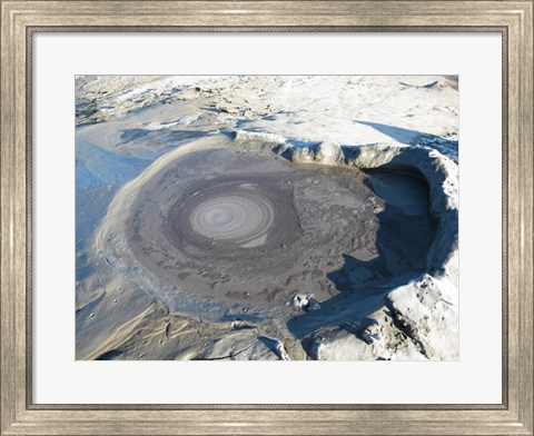 Framed Volcano Crater at Buzau Print